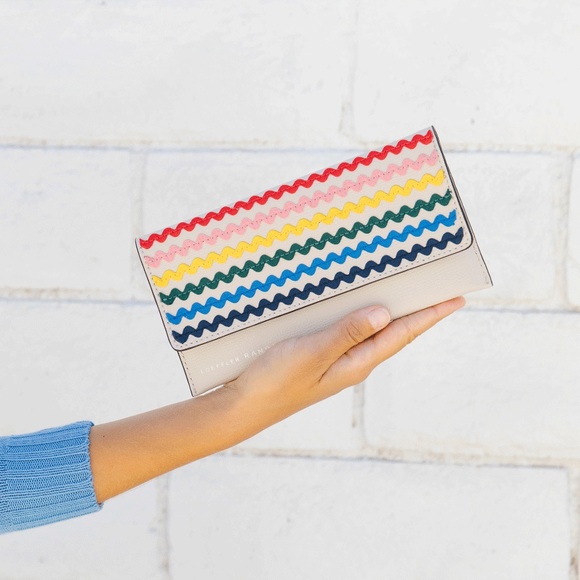 LOEFFLER RANDALL Multicolor Ric Rac Everything Wallet